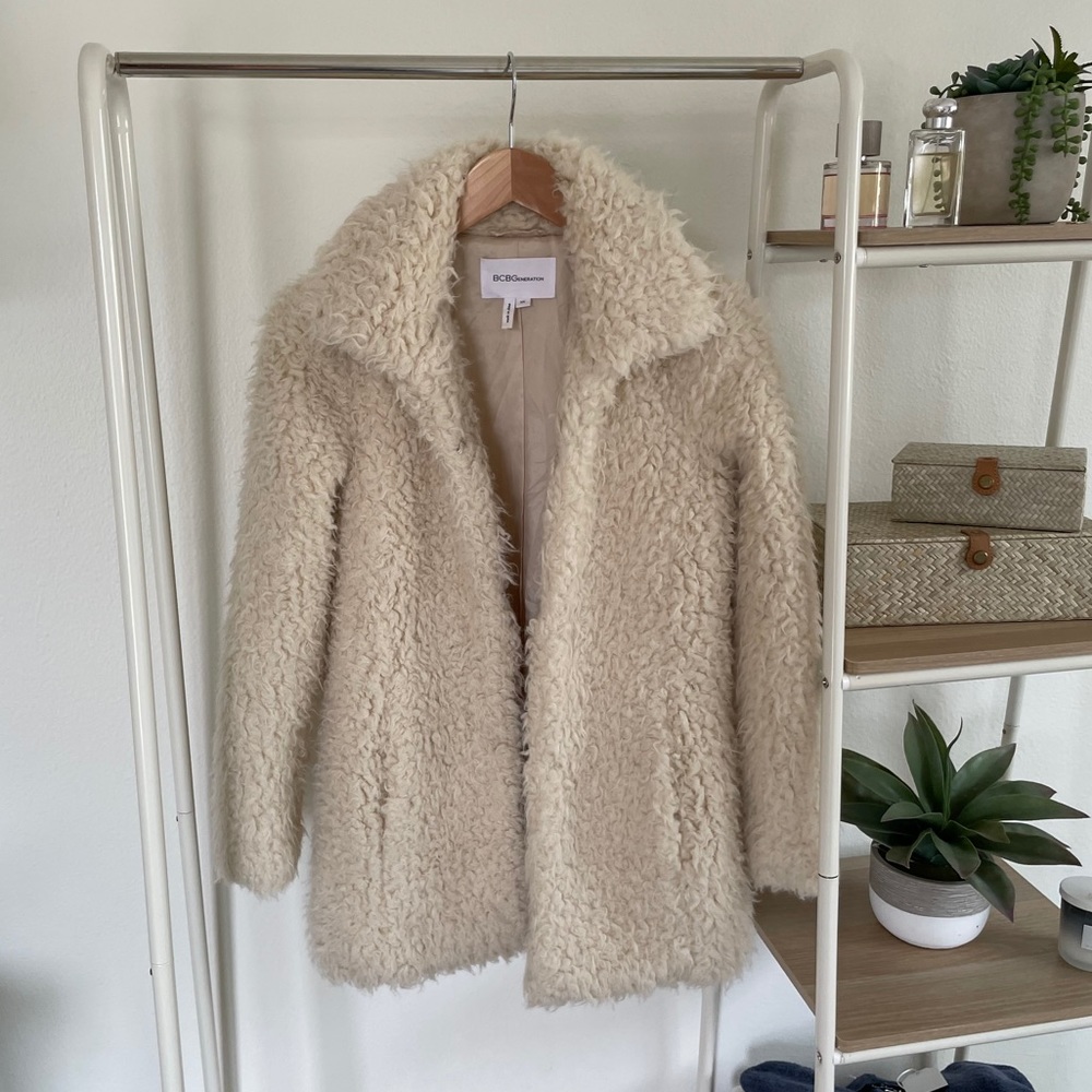 BCBGeneration faux fur coat